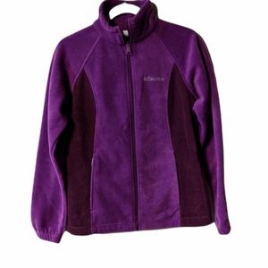 Columbia fleece zip up medium